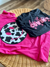 Load image into Gallery viewer, Smiley Cow Tee | Hot Pink