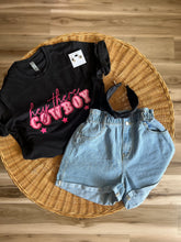 Load image into Gallery viewer, ‘Hey There Cowboy’ Tee | Black