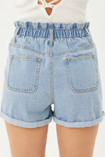 Load image into Gallery viewer, Paper Bag Waist Shorts | Denim