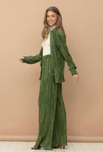 Load image into Gallery viewer, Layla Pleated Set | Olive