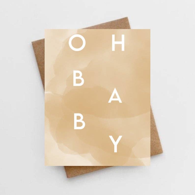 Oh baby card