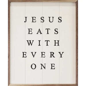 Jesus Eats White