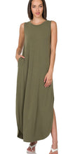 Load image into Gallery viewer, Comfy Girl Tank Maxi | Olive