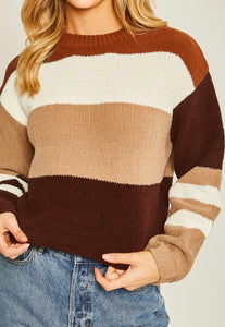 Elm Color block Sweater