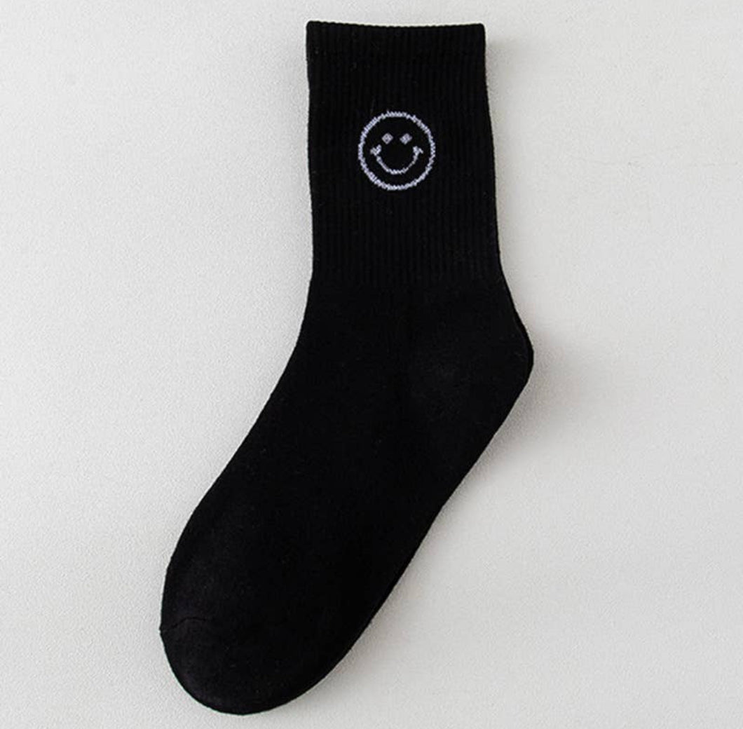 Smiley Socks | Black