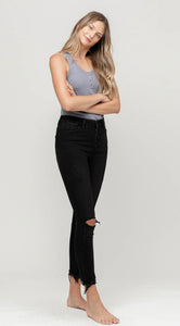 Hailey High Rise Button Fly Jeans