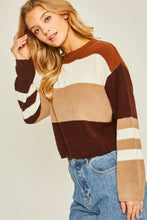 Load image into Gallery viewer, Elm Color block Sweater