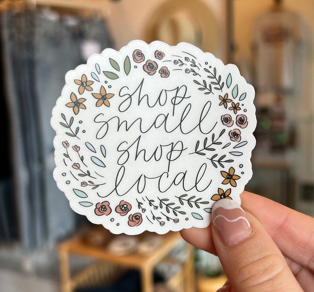 Shop Small Sticker
